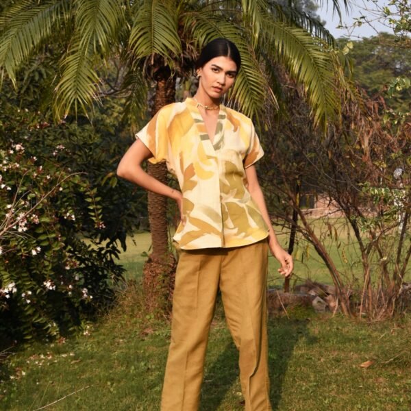 Sunny Strokes Khakhi Co-ord Set